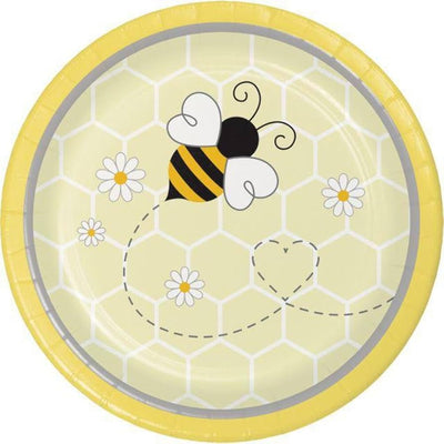 BumbleBee Baby Plates 7" (x8u)