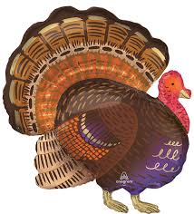 Thankful Turkey Supershape Balloon