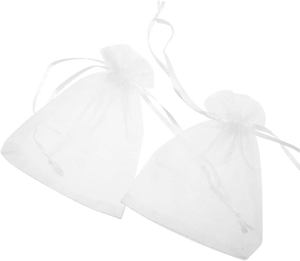 Organza Blanca 4"x5 10pcs