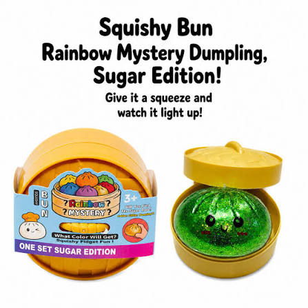 Dumpling Rainbow Mystery Squishy Set Sugar Edition