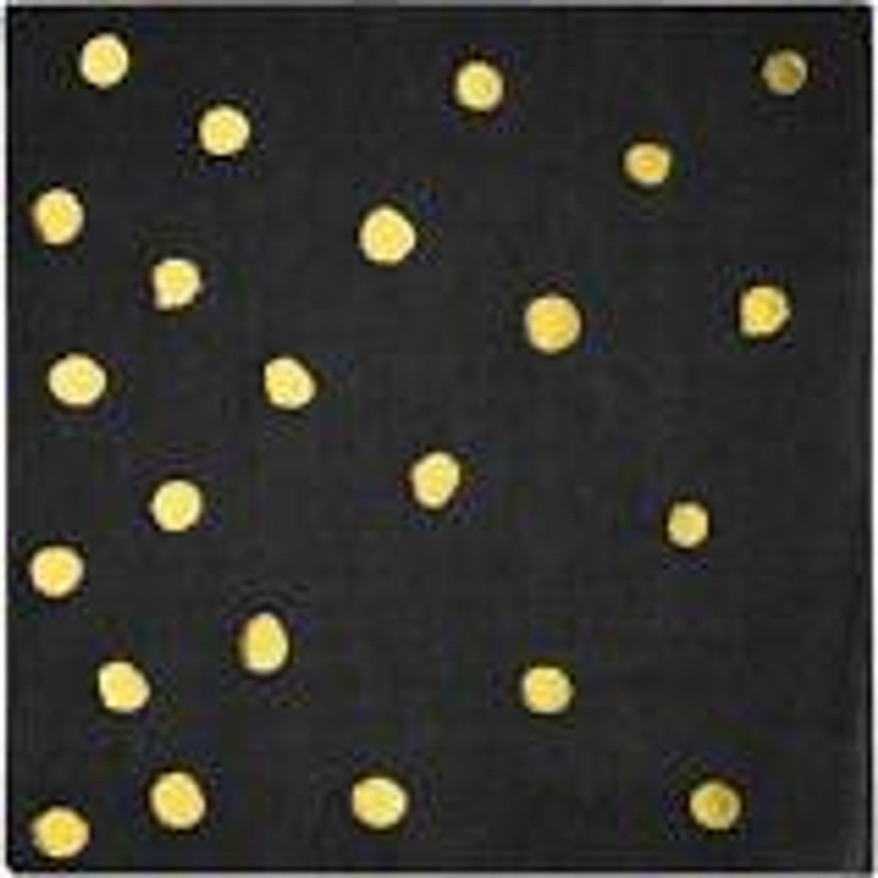 BLACK VELVET FOIL STAMP Napkins 16pcs