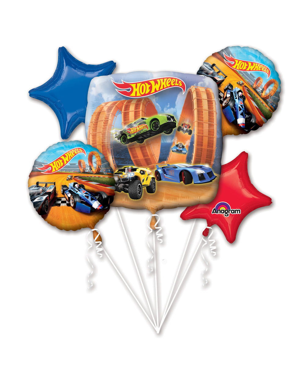 Hot Wheels Bouquet Balloon Packaged