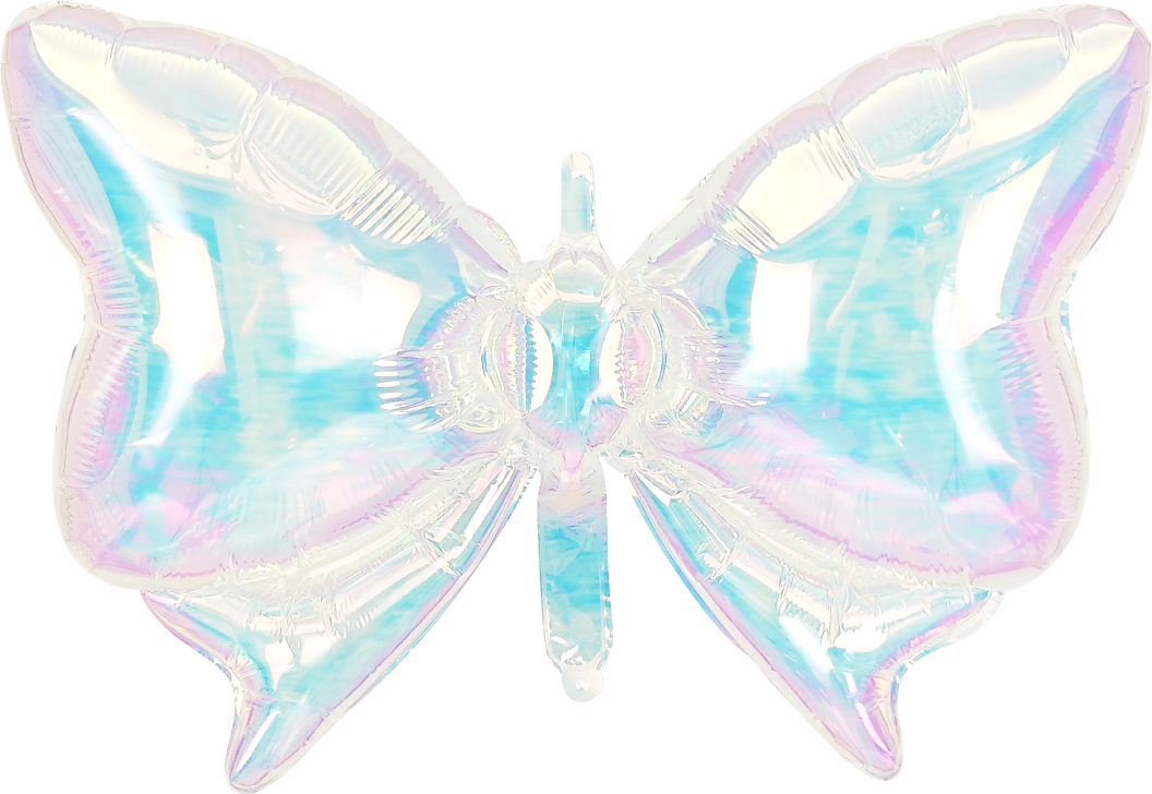 Airfill Only Iridescent Bowknot Balloon