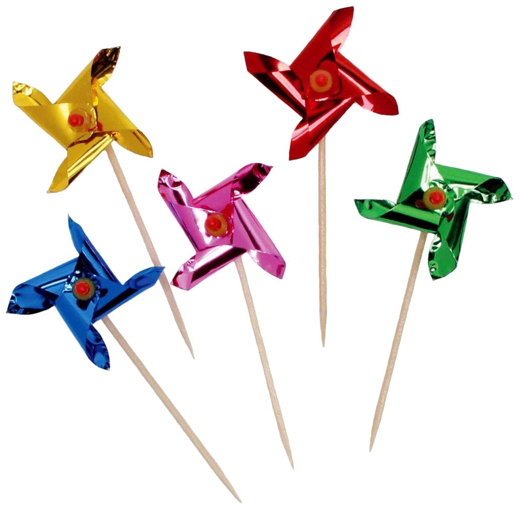 Pinwheel Picks Mini 12pcs