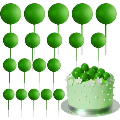 Cake topper Set Emerald 20pcs