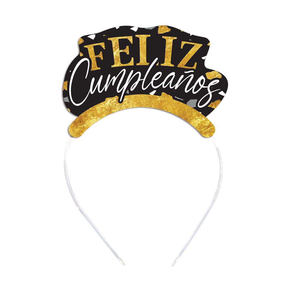 Tiara Terrazo Feliz Cumpleaños 3pcs Sempertex