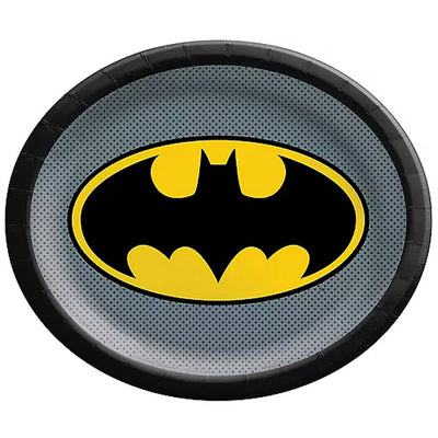 Batman Oval Plates 8pcs