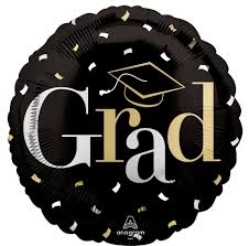 Grad Class Dismissed Foil Balloon 18"