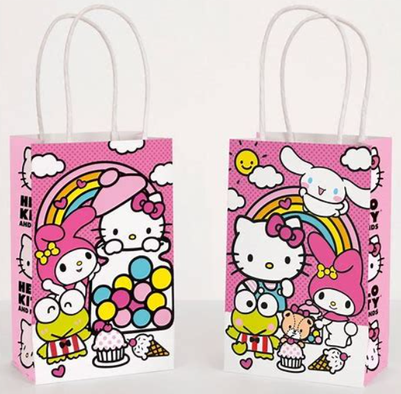 Hello kitty and Friends Kraft Bags (x8u)