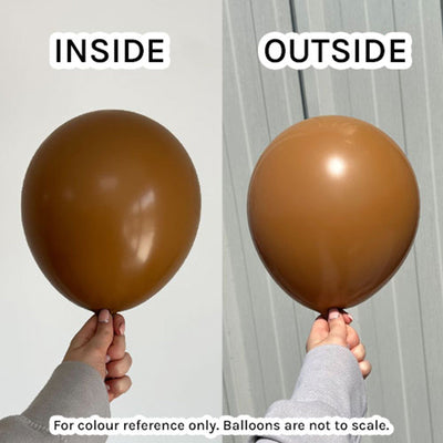 Kalisan Balloons 18" Caramel Chocolate Brown (x3u)