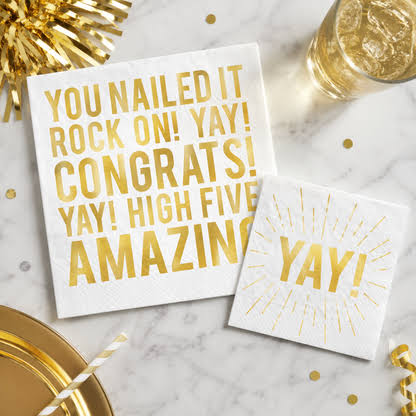 Congratulations Luncheon Napkins 16pcs