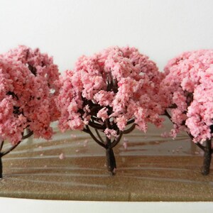 Cherry Blossom Trees 6cm 3pcs