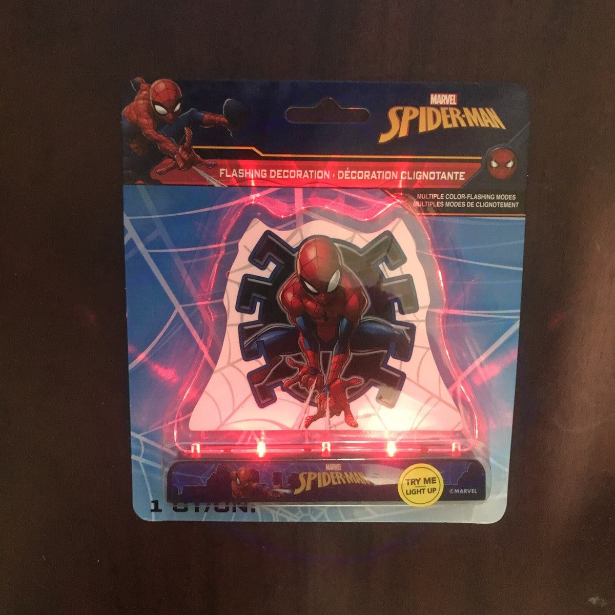 Spiderman Led Light Up Cake