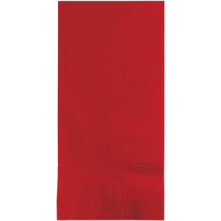 Red Paper Dinner Napkins 20pcs