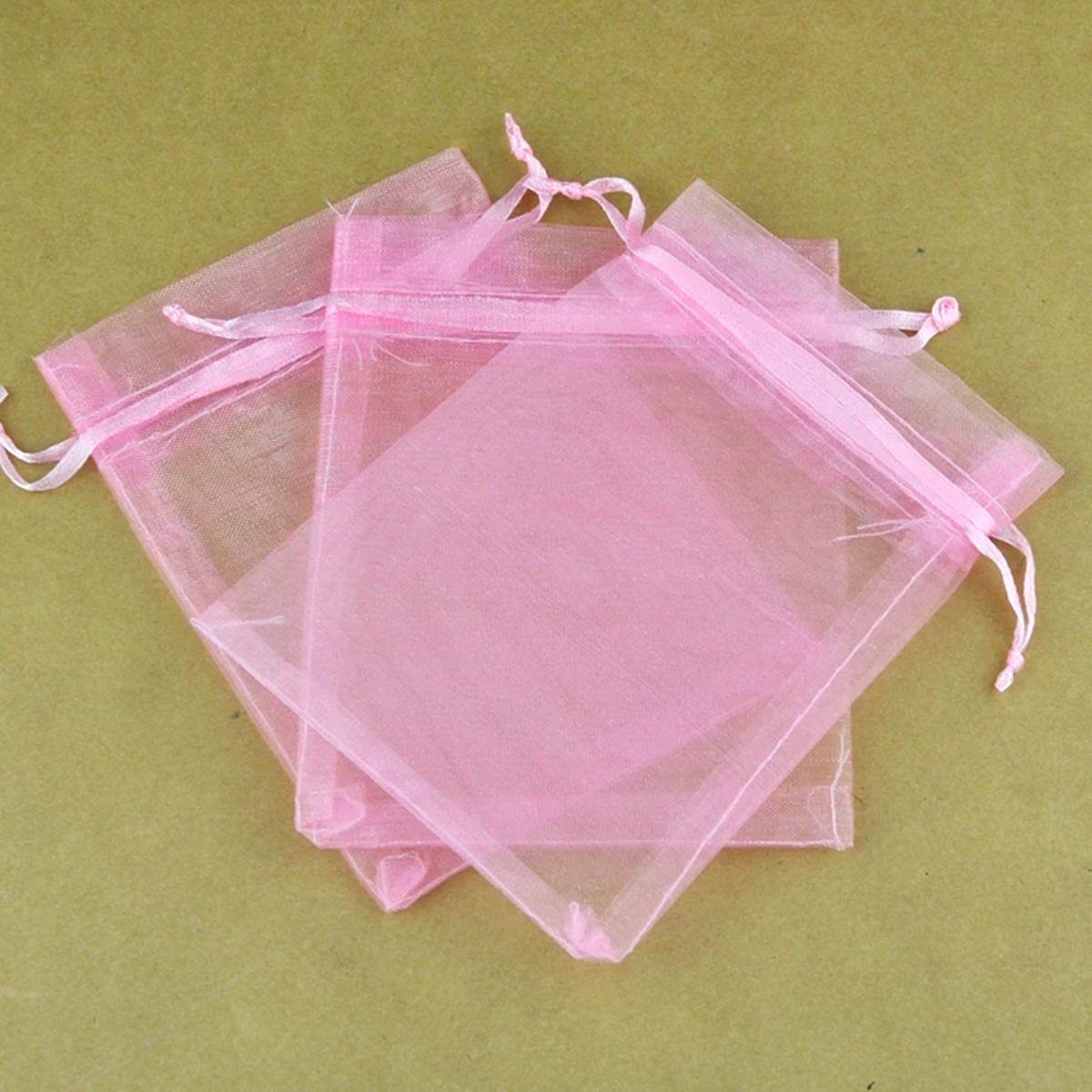 Organza Rosa Baby 4"x5" 10pcs