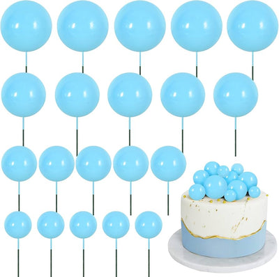 Cake topper Set Baby Blue 20pcs