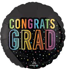 Cosmic Future Grad Foil Balloon 18"