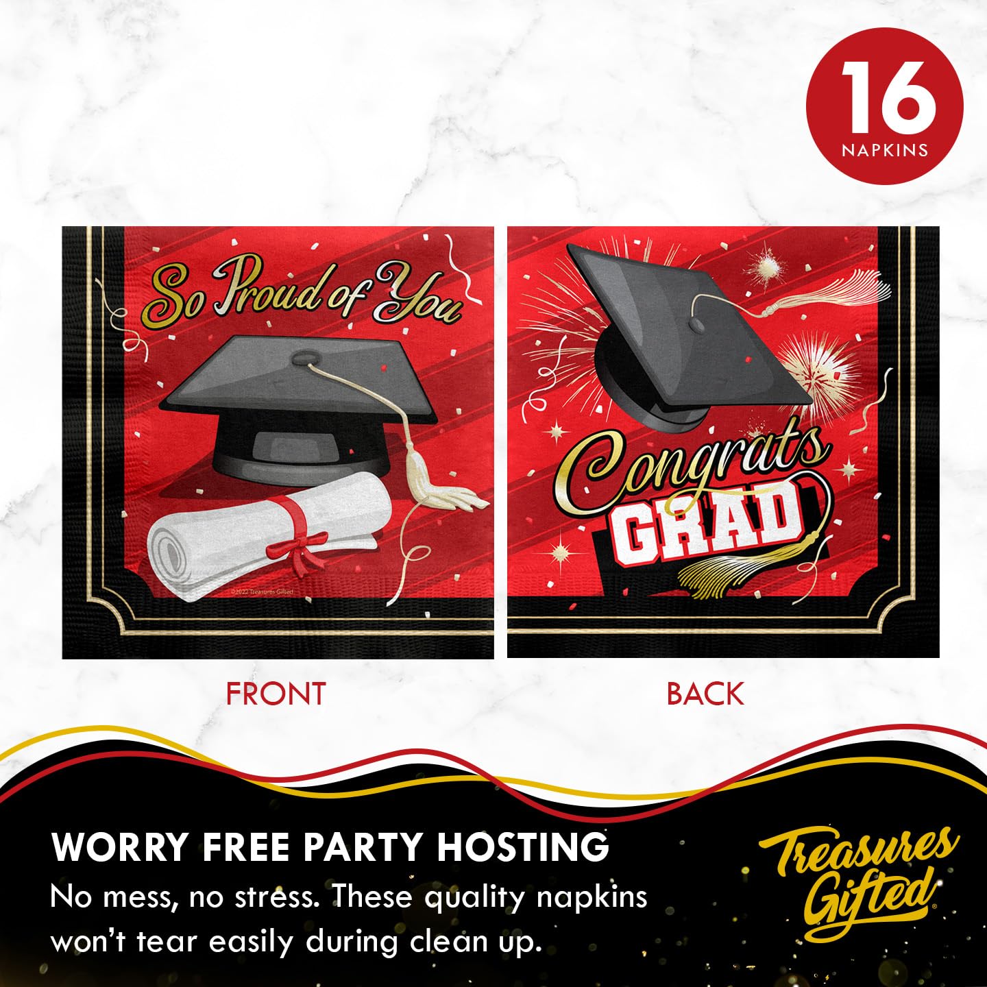 Servilletas Graduation Party (x16u)