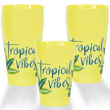 Tropical Leaves Cup (x1u)