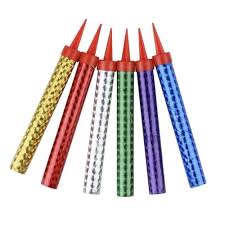 Party Candles Multicolor 6pcs