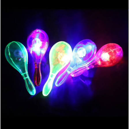 Plastic Light Up Maracas Set 2