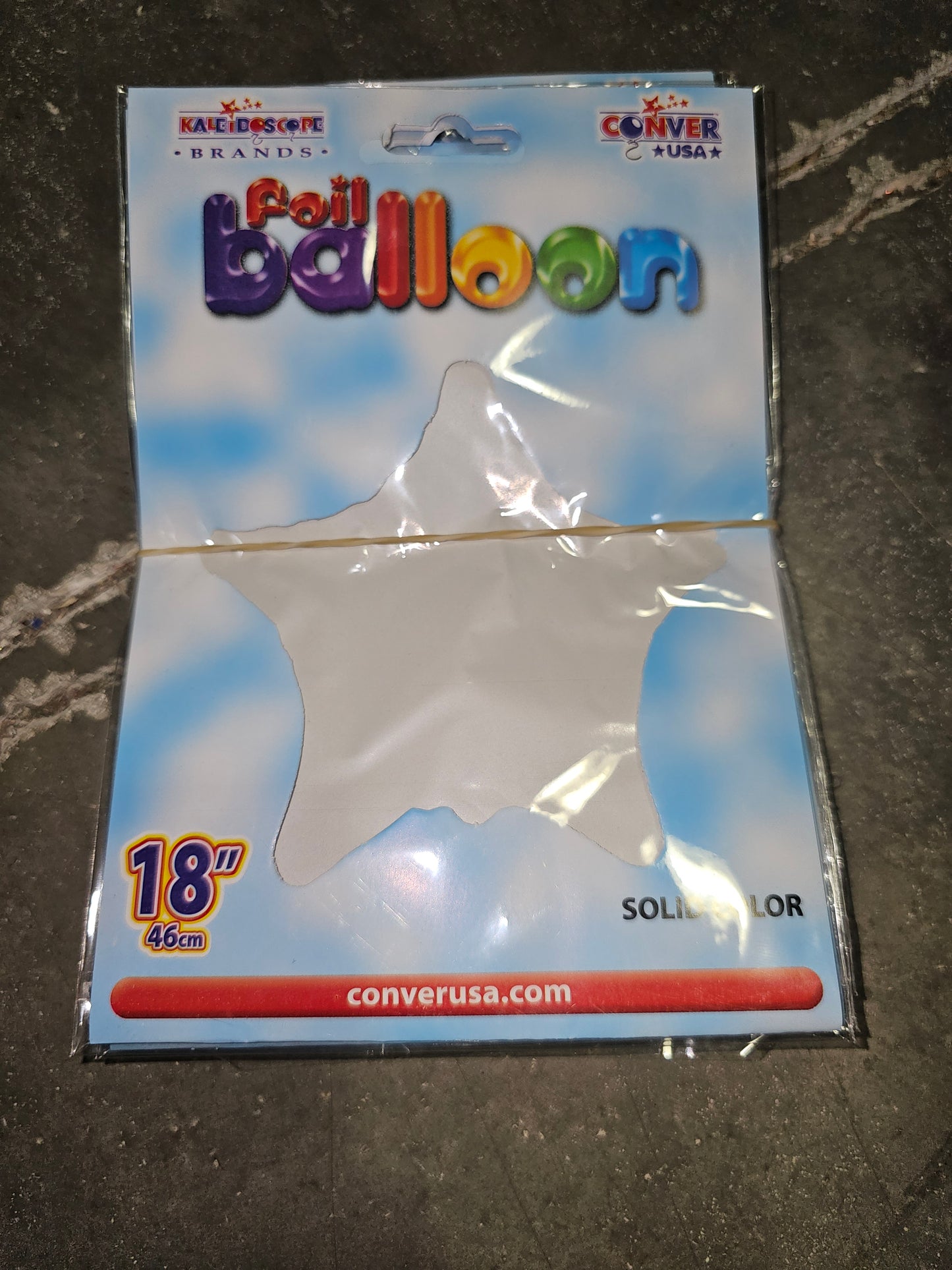 Globo estrella blanco