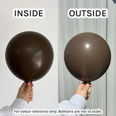 Kalisan Balloons 18” Deep Chocolate Brown (x3u)