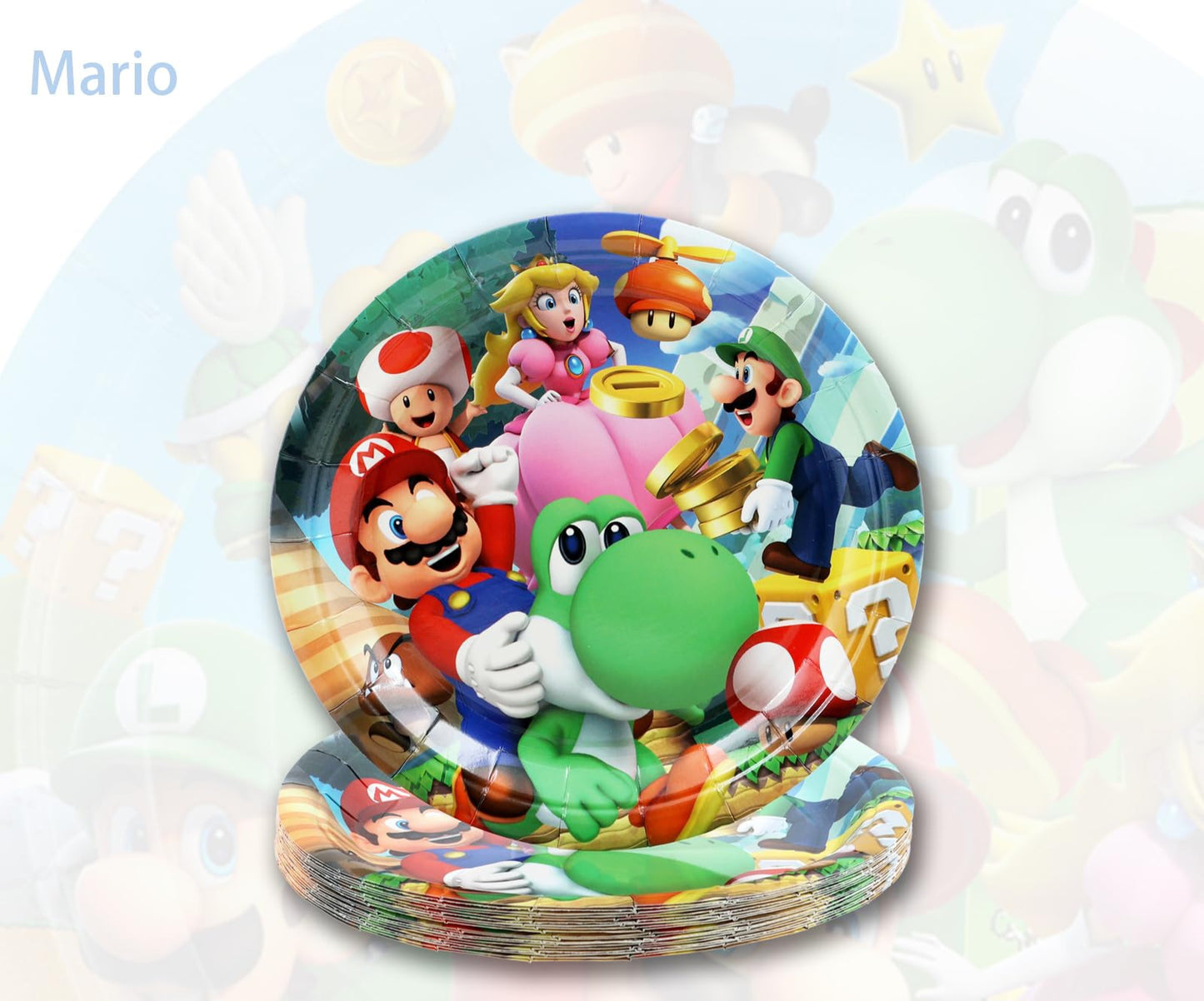 Mario Bros Platos 9" (x10u)