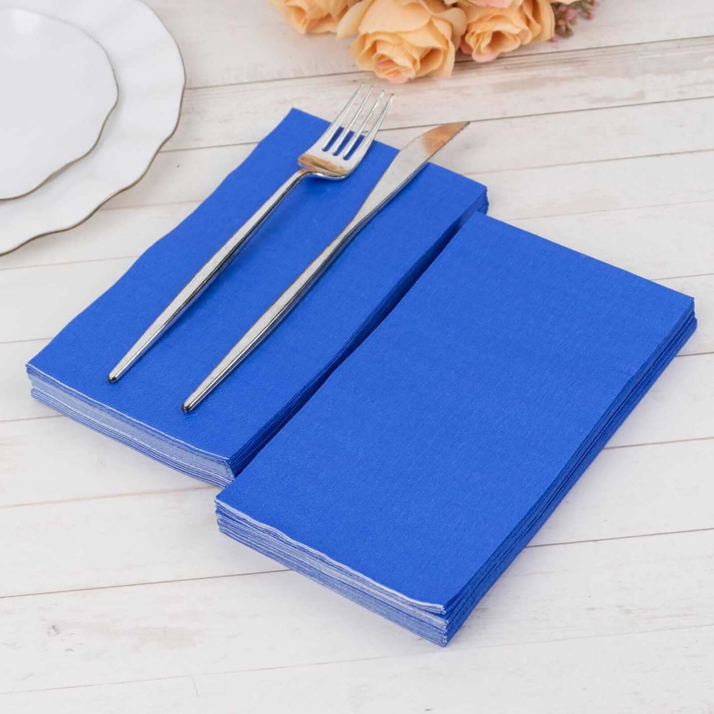Royal Blue Paper Dinner Napkins 20pcs