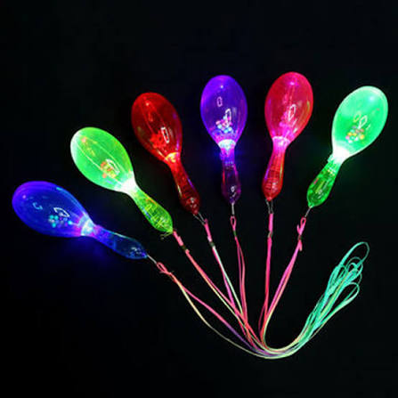 Plastic Light Up Maracas Set 2