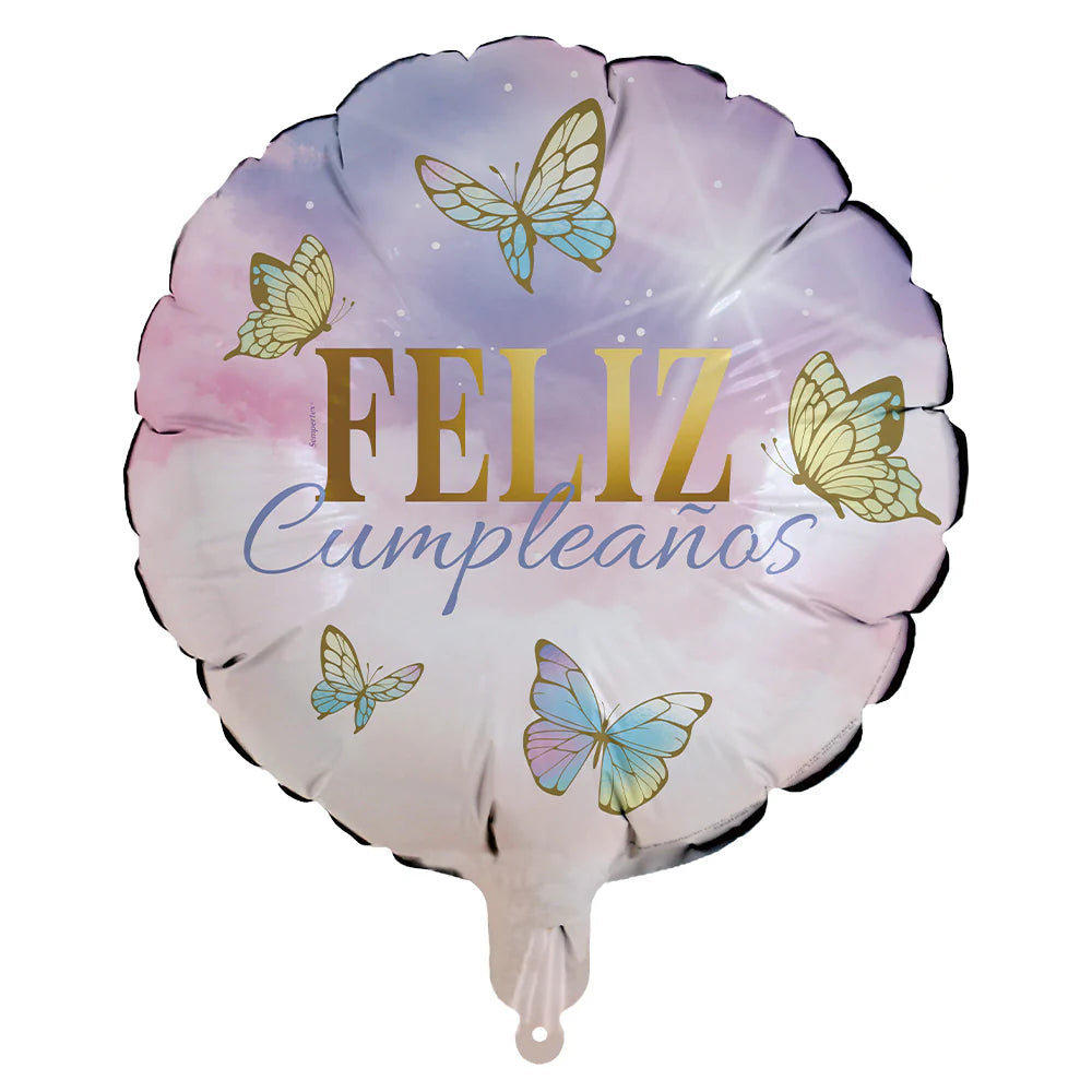 Feliz Cumpleaños Mariposas Encantas Foil Balloon 18" Sempertex