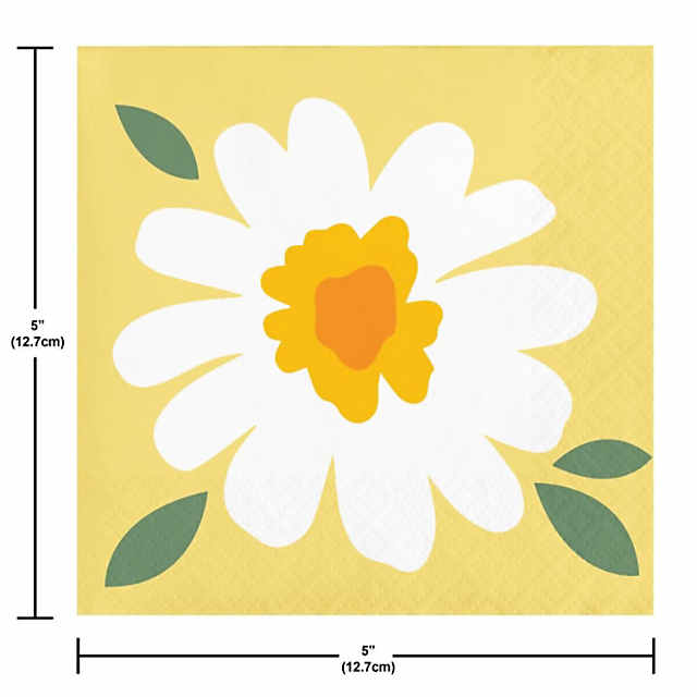Sweet Daisy Napkins (x16u)
