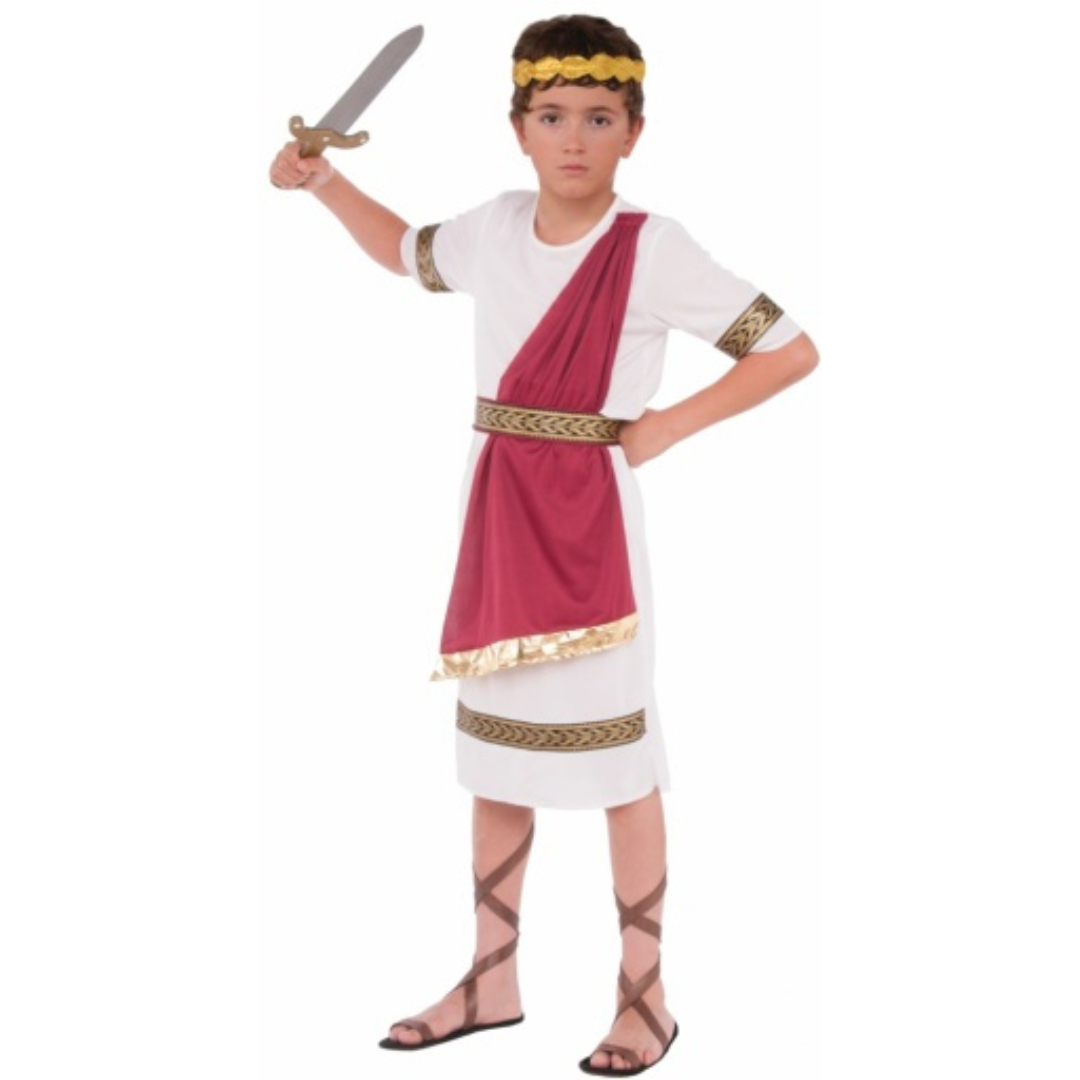 Roman Emperor Caesar Kids Boy Costume