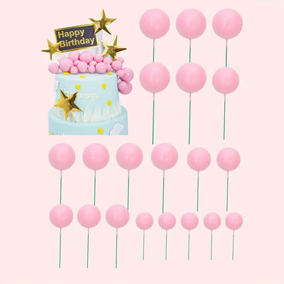 Cake topper Set Baby Pink 20pcs