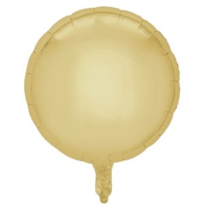 Babaloon Circle Solar Gold Foil Balloon 16"