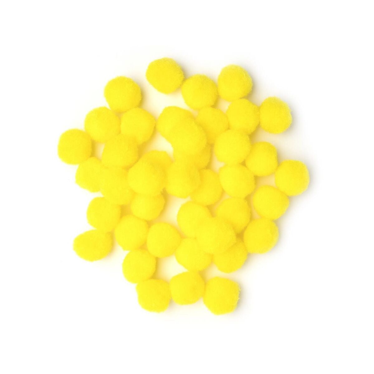 Pom-Pom 20mm Amarillo 75pcs