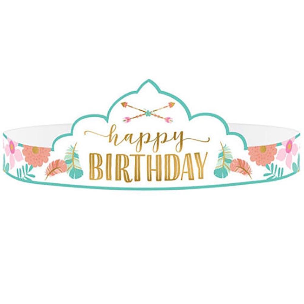 Tiaras Festival Boho Birthday (x8u)
