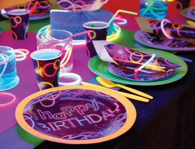 Glow Party Vasos 9oz (x8u)