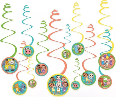 Espirales Decorativos Cocomelon (x12u)