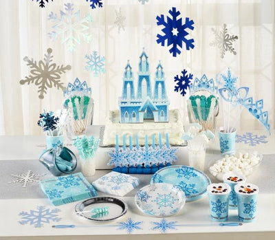 Snow Princess "Happy Birthday" Banner