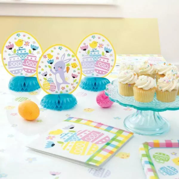 Centro de Mesa Mini Honeycomb Pascua (x3 unidades)