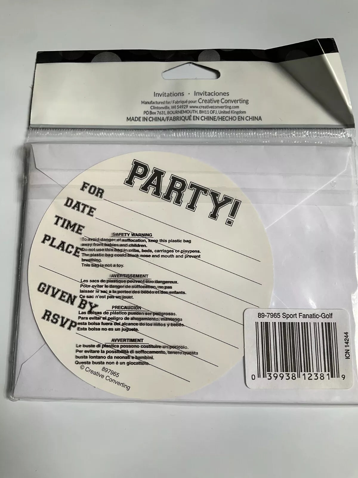 Soccer Invitations (x8u)