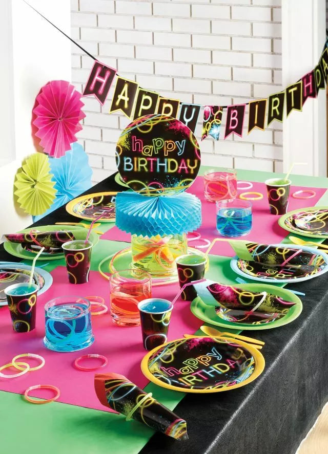 Glow Party Vasos 9oz (x8u)