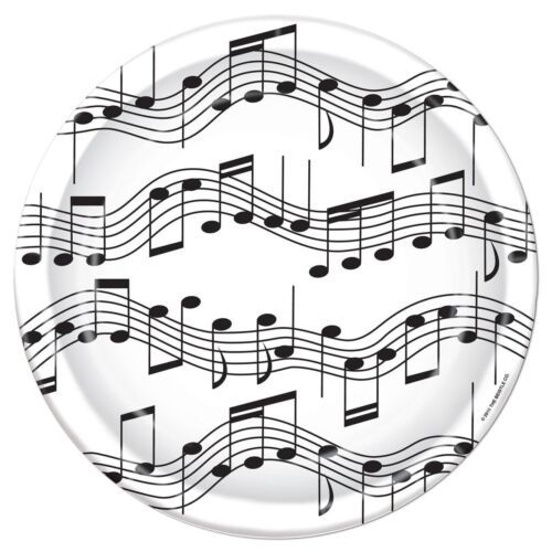 Platos Notas Musicales 7" (x8u)