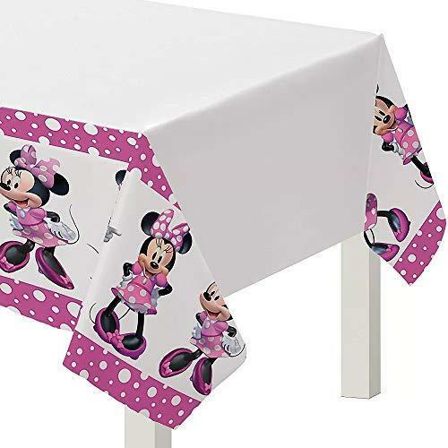 Mantel de Plastico Rectangular Minnie Forever