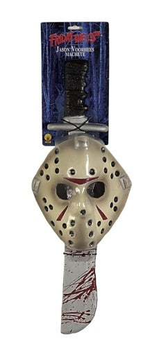 Jason Voorhees Mask and Machete Kit