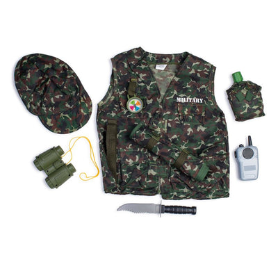 Military Officer Kids Dress Up Set