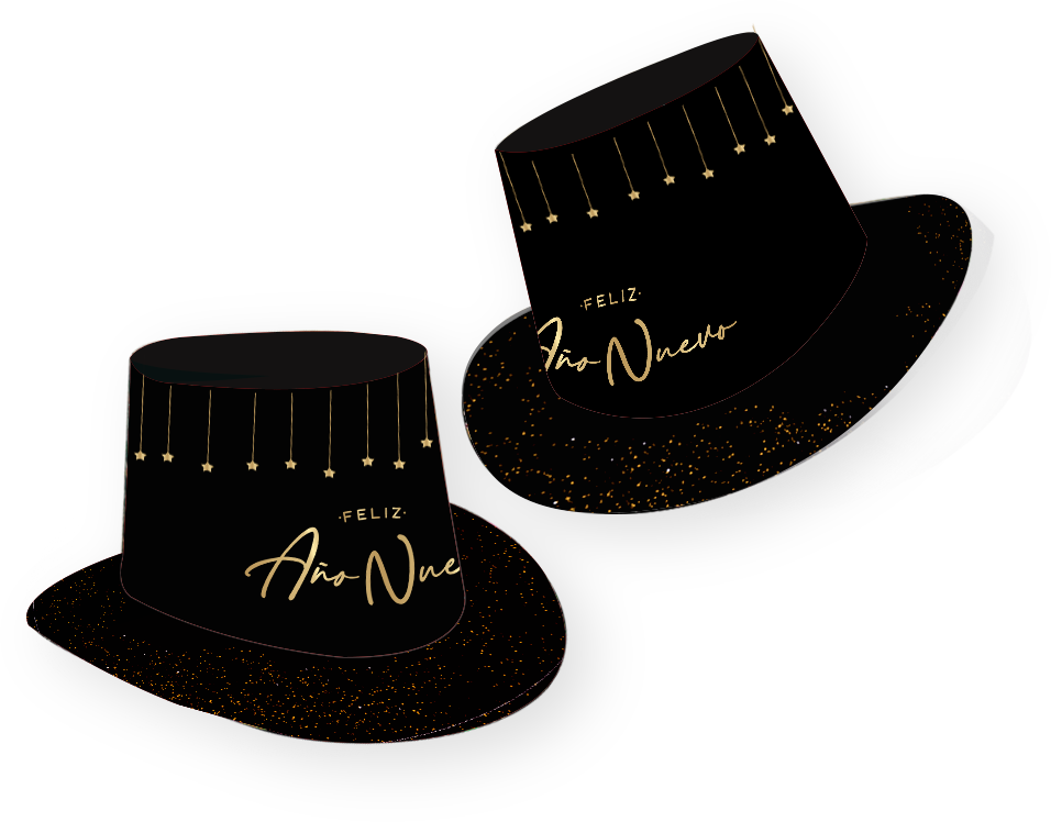 SOMBRERO FELIZ AÑO NUEVO