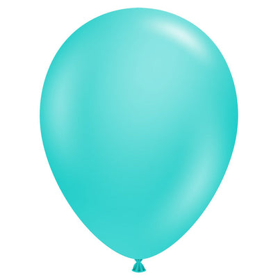 Tuftex 11" Seafoam Metallic Globos Látex 100ct