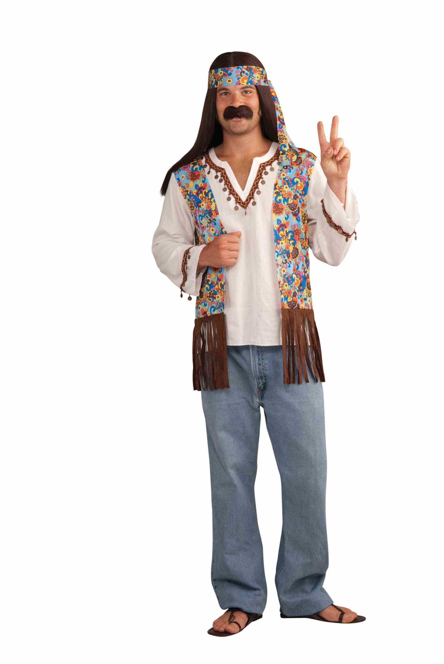 Hippie Groovy Adult Costume Set